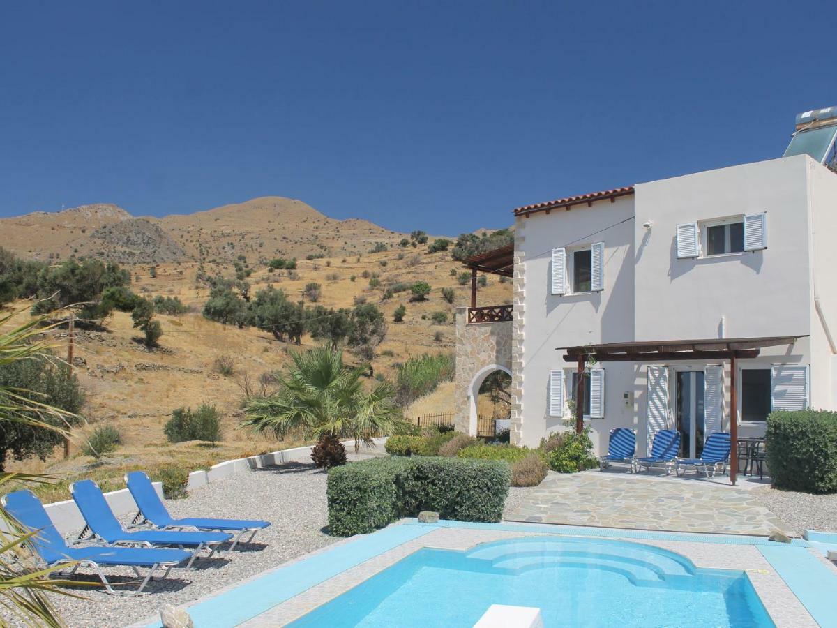 Beautiful Villa In Agia Galini  Bagian luar foto